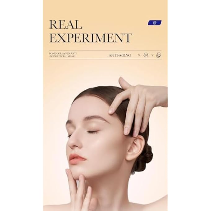 Fett 10 PCS KOREAN COLLAGEN FACE MASKS  INSTANT HYDRATION, ANTI-WRINKLE, SKIN FIRMING & BRIGHTENING SHEET MASKS FOR ALL SKIN TYPES - Image 3